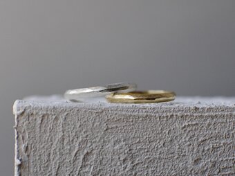 Eclat - Ring 【brass / silver】の画像