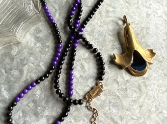 NP2-【 Pierre Cardin 】ピエールカルダン・ヴィンテージネックレス 1980s 2way Necklace