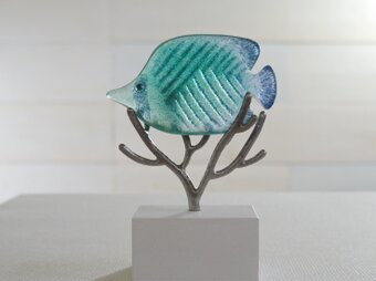 魚と珊瑚のオブジェ ①