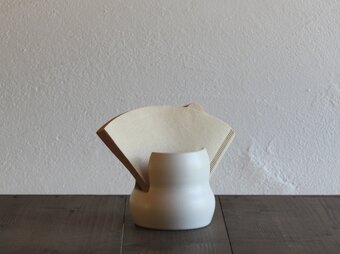 コーヒーフィルターホルダー白2