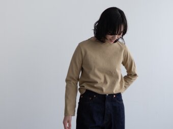 MVSコットン/センターバックロンティー/ancient grain/size1・2