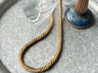 N301-ヴィンテージネックレス U.S.A. Golden-tone Chain Stainless Steel