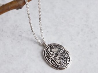 Pomegranate pendant [P037SV]