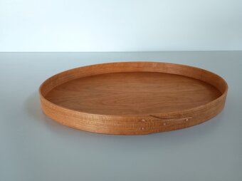 Shaker Oval Tray #8 - チェリーの画像