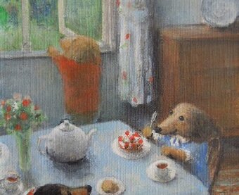 アート作品】諏訪憲二作 猫の星屑実験室 額装品 アート作品】諏訪憲二