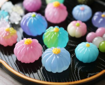 富松望　硝子細工と蜻蛉玉