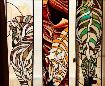 stainedglass moineau