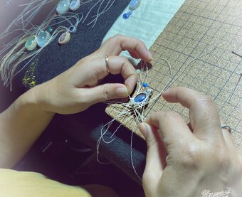 Funky garuda macrame simple