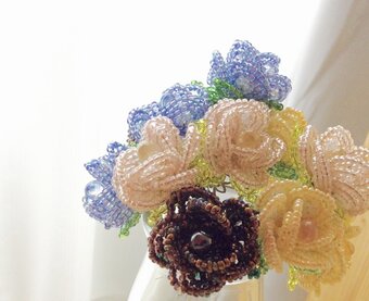 あ、ばらや　beads work