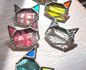 stained glass Catio