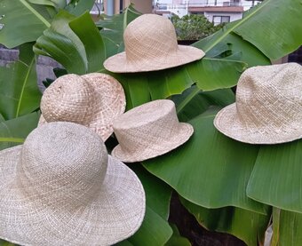 受注生産】アダン葉帽子 沖縄産アダン葉幅2.5mm | iichi 日々の暮らし
