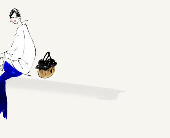 手編みの籐かごバッグmegg