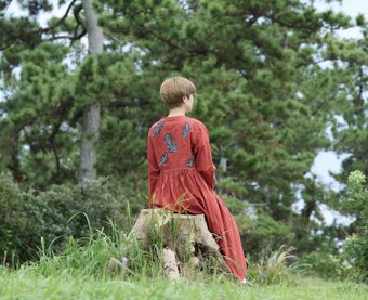 リネンチュニックシャツ 野ばら | iichi 日々の暮らしを心地よくする
