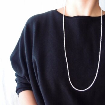 【K18YG】Seed Pearl Long Necklace／シードパールロングネックレス