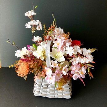 Flower Basket arrange 「受注制作」の画像