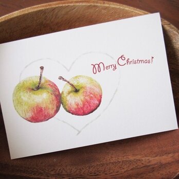 christmas himerinngo/  postcard 2枚組の画像