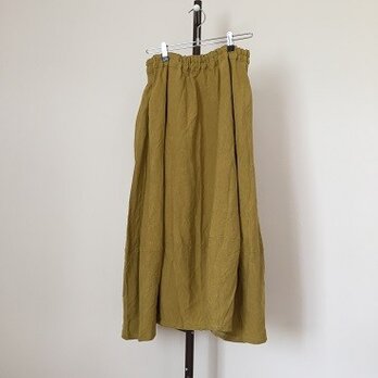 カラーリネンのバルーンスカートM~Lの画像