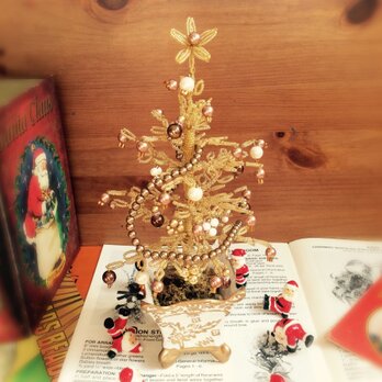 ビーズフラワー　クリスマスツリー9の画像