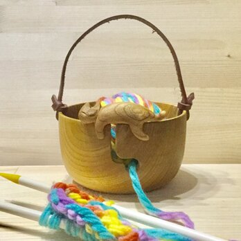 【受注制作】yarn bowl nyanの画像