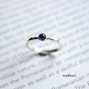 【tronc】sv925 sapphire ringの画像