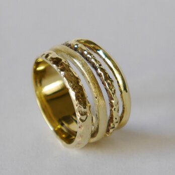 4連風 simple ring（brass)の画像