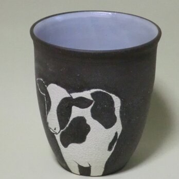 牛（ホルスタイン）のフリーカップの画像