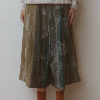wide pants SHORT wool70の画像