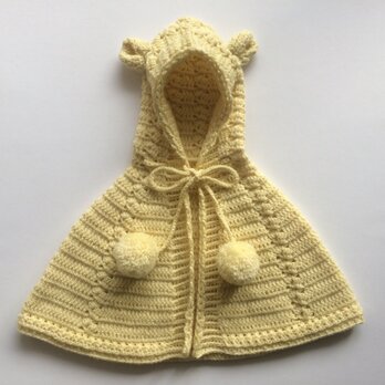 耳つきフードポンチョ  6〜18ヶ月