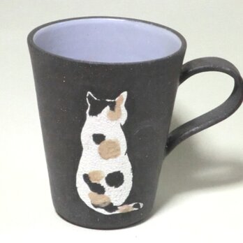 三毛猫のマグカップの画像