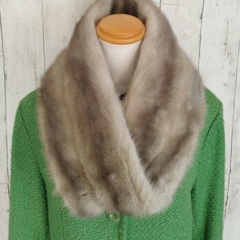 ¶ new antique fur ¶ サファイアミンクnejiriスヌード「lobin」の画像