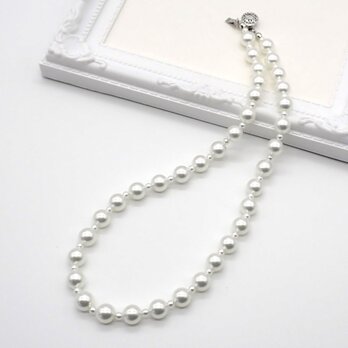 パールネックレス②【ホワイト・ナチュラル】