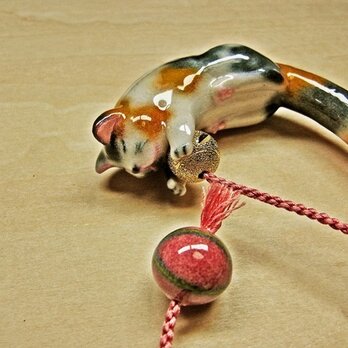 猫バングル『五番街の毬ぃ～』三毛