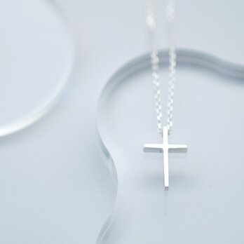 クラシック 十字架 クロス ネックレス シルバー925の画像