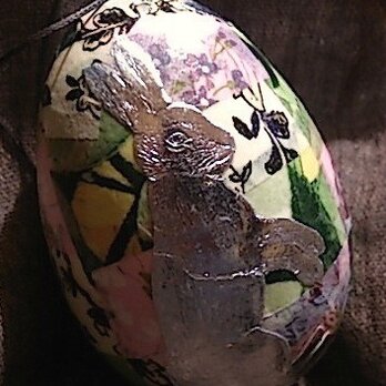 ★イースターegg＆bunny★オーナメント（デコパッチ）の画像