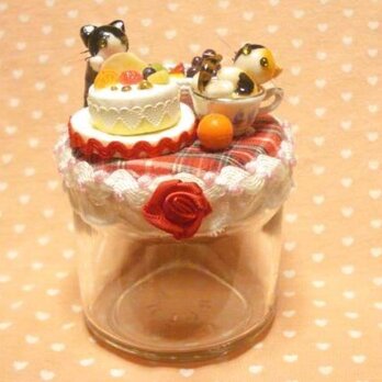 にゃんこのしっぽ○なかよしにゃんこのデコボトル○小物入れ22