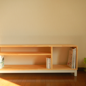 テレビボード120　【ナチュラル色】