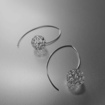 Dentelle sphere Earring M / Silver 925の画像