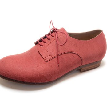 ischia plane toe リップスティックレッド suede