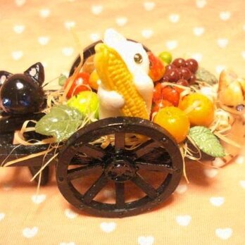 にゃんこのしっぽ○なかよし収穫祭○猫○ドールハウス１