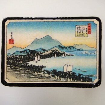 浮世絵ブローチ　2071の画像