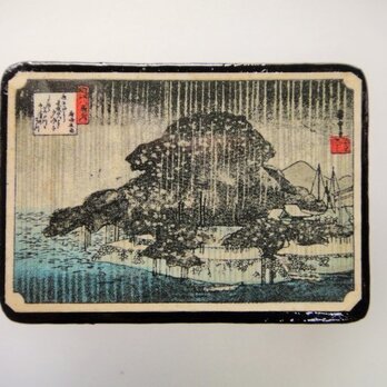 浮世絵ブローチ　2074の画像