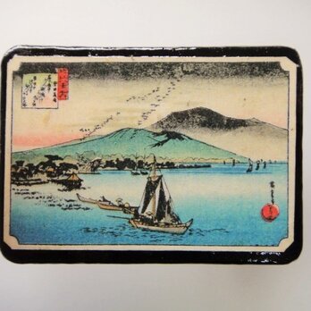 浮世絵ブローチ　2075の画像