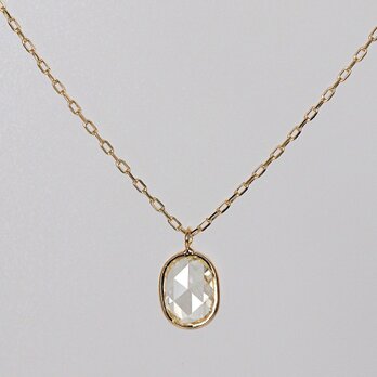 Rosecut Diamond Necklace / Ovalの画像