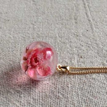 Micro roseのネックレスS（１６mm）コーラルピンクの画像