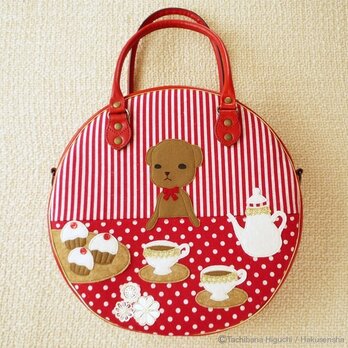 Bag collaborated with “Gakuen Alice” Mr. Bear’s tea party – Redの画像