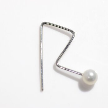 Silver Half Pierced earringの画像