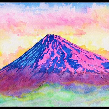 赤富士の画像