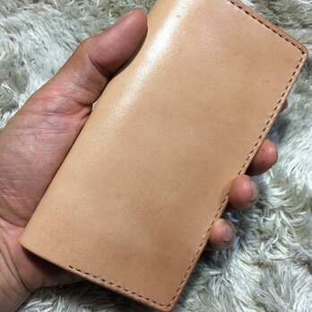 スマートフォン レザーケース ナチュラル プレミアム
