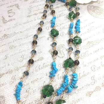 クローバーのロングネックレスsold out