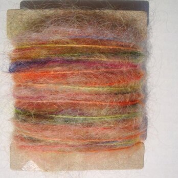 フワフワモヘア虹色糸の画像